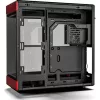 HYTE Y60 táp nélküli ablakos Mid Tower számítógépház piros-fekete