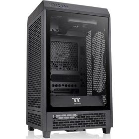   Thermaltake The Tower 200 táp nélküli ablakos MT Mini Tower számítógépház fekete