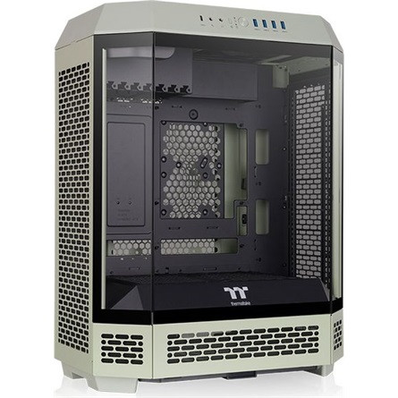Thermaltake The Tower 600 Matcha Green táp nélküli ablakos Mid Tower számítógépház zöld