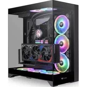   Thermaltake CTE E550 TG Black táp nélküli ablakos Mid Tower számítógépház fekete