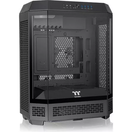 Thermaltake The Tower 600 Black táp nélküli ablakos Mid Tower számítógépház fekete