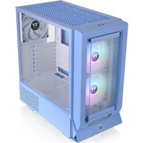   Thermaltake Ceres 350 MX Hydrangea Blue táp nélküli ablakos Mid Tower számítógépház kék
