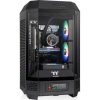 Thermaltake The Tower 250 Black táp nélküli ablakos Mini-ITX számítógépház fekete