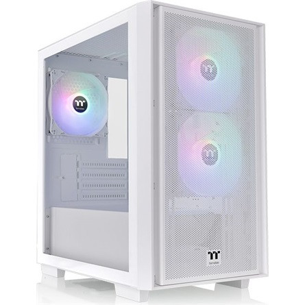 Thermaltake Versa H16 TG ARGB Snow táp nélküli ablakos MT Mini Tower számítógépház fehér