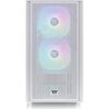 Thermaltake Versa H16 TG ARGB Snow táp nélküli ablakos MT Mini Tower számítógépház fehér