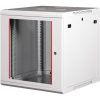 Lande PROlineB 600x600 lapraszerelt 12U 19" fali rack szekrény szürke