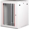 Lande PROlineB 600x600 lapraszerelt 15U 19" fali rack szekrény szürke