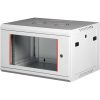 Lande PROlineB 600x450 lapraszerelt 6U 19" fali rack szekrény szürke