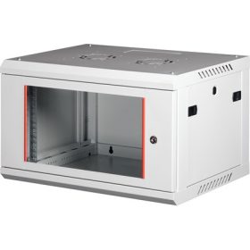   Lande PROlineB 600x450 lapraszerelt 6U 19" fali rack szekrény szürke