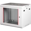 Lande PROlineB 600x450 lapraszerelt 9U 19" fali rack szekrény szürke