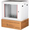 Lande PROlineB 600x450 lapraszerelt 9U 19" fali rack szekrény szürke
