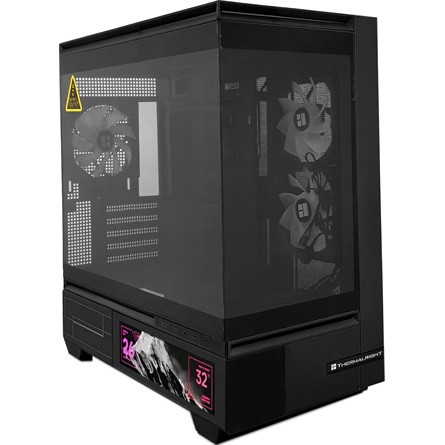 Thermalright TL-M10 Vision táp nélküli MT Mini Tower számítógépház fekete