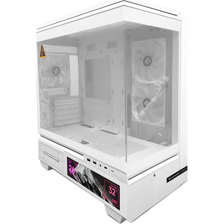 Thermalright TL-M10 Vision táp nélküli MT Mini Tower számítógépház fehér