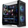Thermaltake View 390 Air táp nélküli ablakos Mid Tower számítógépház fekete