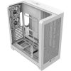 Thermaltake View 390 Air Snow táp nélküli ablakos Mid Tower számítógépház fehér