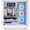 Thermaltake View 390 Air Snow táp nélküli ablakos Mid Tower számítógépház fehér
