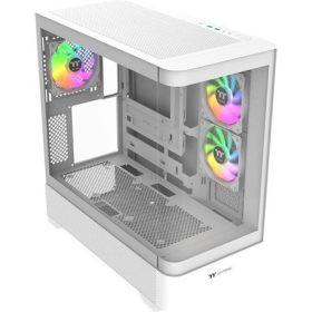   Thermaltake View 290 TG ARGB táp nélküli ablakos Mid Tower számítógépház fehér