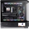 Thermaltake View 600 TG táp nélküli ablakos Full Tower számítógépház fekete