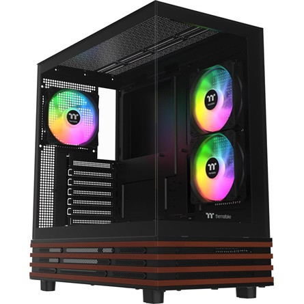 Thermaltake View 270 Plus WS ARGB táp nélküli ablakos Mid Tower számítógépház fekete