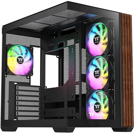 Thermaltake View 380 WS ARGB táp nélküli ablakos Mid Tower számítógépház fekete