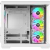Thermaltake View 380 WS ARGB Snow táp nélküli ablakos Mid Tower számítógépház fehér