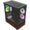 Thermaltake View 170 WS ARGB táp nélküli ablakos MT Mini Tower számítógépház fekete
