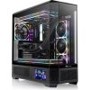 Thermaltake View 600 TG táp nélküli ablakos Full Tower számítógépház fekete 6"-os LCD kijelzővel