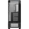 Thermaltake View 600 TG táp nélküli ablakos Full Tower számítógépház fekete 6"-os LCD kijelzővel