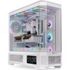 Thermaltake View 600 TG táp nélküli ablakos Full Tower számítógépház fehér 6"-os LCD kijelzővel