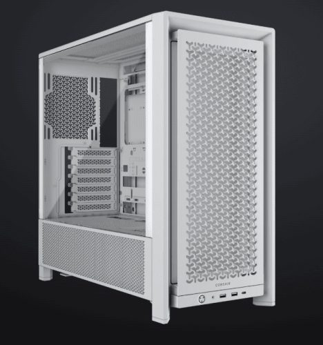 CORSAIR FRAME 4000D számítógépház Mid-Tower, fehér(CC-90112901-WW)