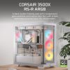3500X RSR ARGB Tempered Glass Mid-Tower, White