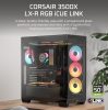 3500X LXR LINK Tempered Glass Mid-Tower, Black