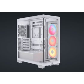 3500X LXR LINK Tempered Glass Mid-Tower, White