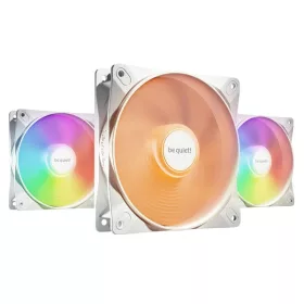   Be Quiet! Cooler 12cm - LIGHT WINGS LX 120mm PWM high-speed White Triple-Pack (RGB, 2100rpm, 30,9dB, fehér)