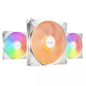   Be Quiet! Cooler 14cm - LIGHT WINGS LX 140mm PWM high-speed White Triple-Pack (RGB, 1800rpm, 30,5dB, fehér)