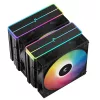 DeepCool CPU Cooler - AG620 BK ARGB V2 (29,4 dB; max, 115,32 m3/h; 4pin csatlakozó, 6 db heatpipe, 12cm, PWM, LED)
