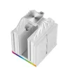 DeepCool CPU Cooler - AK620 DIGITAL PRO WH (25 dB; max, 103,45 m3/h; 4pin csatlakozó, 6 db heatpipe, 2x12cm, PWM, fehér)