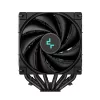 DeepCool CPU Cooler - AK620 ZERO DARK (28 dB; max, 117,21 m3/h; 4pin csatlakozó, 6 db heatpipe, 2x12cm, PWM)