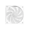 DeepCool CPU Water Cooler - LD240 WH (max 21dB; max. 122,39 m3/h; 2x12cm, LED kijelző, fehér)