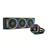 DeepCool CPU Water Cooler - LQ360 ULTRA ARGB (max 35.63dB; max. 124,72 m3/h; 3x12cm, LED kijelző, fekete)