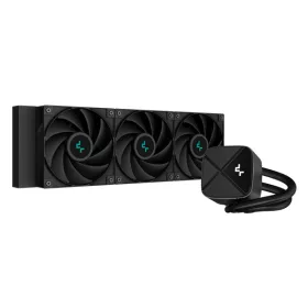   DeepCool CPU Water Cooler - LS720S Zero Dark (max 19dB; max. 145,86 m3/h; 3x12cm, A-RGB LED)