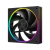 ID-Cooling Cooler 12cm - AF-127-ARGB-K TRIO (29,9dB, max. 132,52 m3/h, 4pin, PWM, 3 x12cm, ARGB LED, fekete)