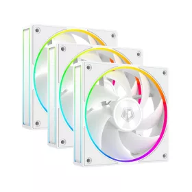   ID-Cooling Cooler 12cm - AF-127-ARGB-W TRIO (29,9dB, max. 132,52 m3/h, 4pin, PWM, 3 x12cm, ARGB LED, fehér)