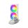 ID-Cooling CPU Water Cooler - FX240 INF WHITE (27.2dB; max. 98,54 m3/h; 2x12cm, A-RGB, fehér)