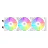 ID-Cooling CPU Water Cooler - FX360 TD WHITE (27.2dB; max.98,54 m3/h; 3x12cm, A-RGB, fehér)