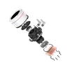 ID-Cooling CPU Water Cooler - Space SL240 XE WHITE (25dB; max. 129,39 m3/h; 2x12cm, A-RGB LED, fehér)