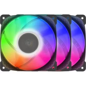   Geometric Future Super Squama 3805B Triple pack rendszerhűtő ventilátor fekete