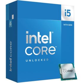   Intel Processzor - Core i5-14600KF (3500Mhz 24MBL3 Cache 10nm 125W skt1700 Raptor Lake) BOX No Cooler No VGA