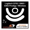 Corepad Skatez PRO 107 Logitech G703 / G603 Lightspeed / G403 HERO / G403 Prodigy / G403 Prodigy Wireless egértalp