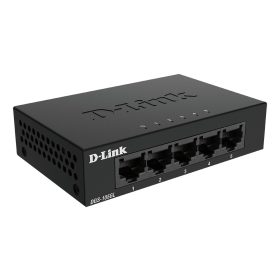   D-link 5-Port Gigabit Ethernet Metal Housing Unmanaged Light Switch without IGMP